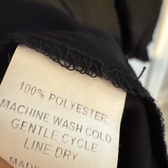 Amanda Uprichard Saffron Black Long Sleeve Mini Dress | S - Picture 5 of 6